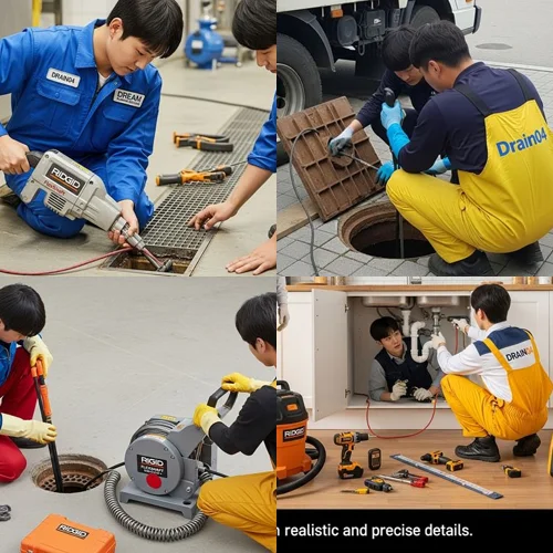 운연동 하수구 뚫음 하수도, 전원주택 마당 배관 막힘