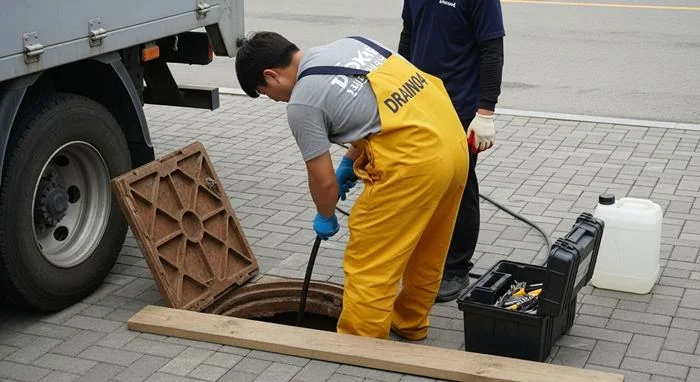 빌라 주차장 맨홀 역류, 남촌동 하수구 막힘 업체가 해결 2 빌라 주차장 맨홀 역류, 남촌동 하수구 막힘 업체가 해결