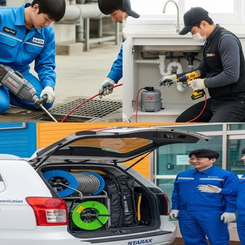 운연동 하수구 뚫음 하수도, 전원주택 마당 배관 막힘