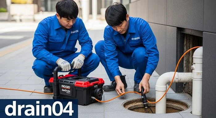 아파트 1층 역류 드디어!, 삼산동 하수구 뚫음 하수도