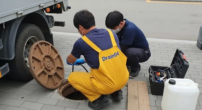 아파트 1층 역류 드디어!, 삼산동 하수구 뚫음 하수도