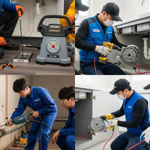꽉 막힌 배수구 악취까지 싹! 병방동 싱크대 막힘 배수구