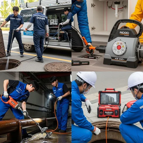 꽉 막힌 배수구 악취까지 싹! 병방동 싱크대 막힘 배수구