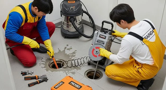 청학동 변기 막힘 수리, 용담마을 빌라 역류 해결