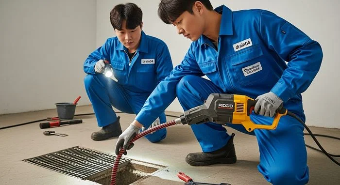 공단 식당 막힘 전문, 부평구 청천동 하수구 뚫음 하수도