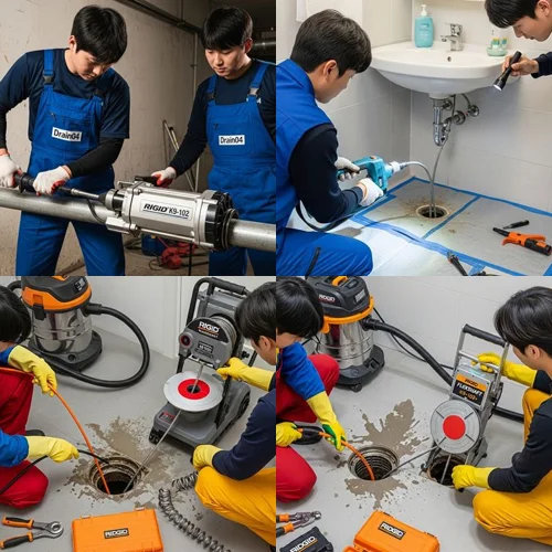 용현동 하수구 막힘 업체, 인하대 후문 상가 막힘