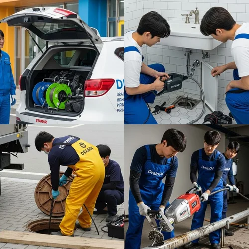 용현동 하수구 막힘 업체, 인하대 후문 상가 막힘