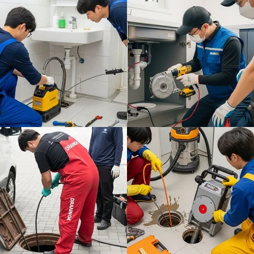 노오지동 싱크대 막힘, 꽉 막힌 배수구 공장 식당 전문