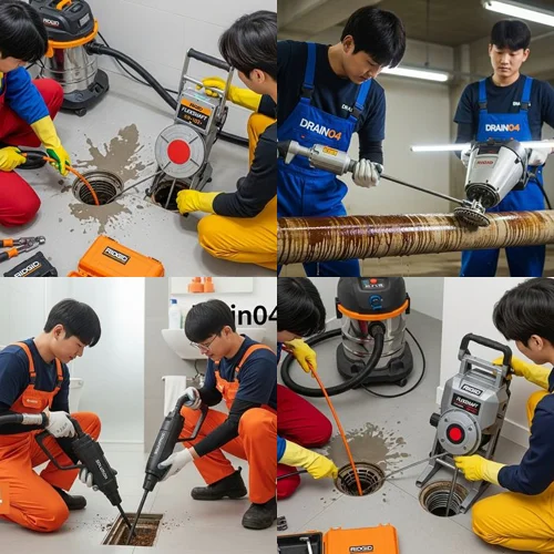 노오지동 싱크대 막힘, 꽉 막힌 배수구 공장 식당 전문