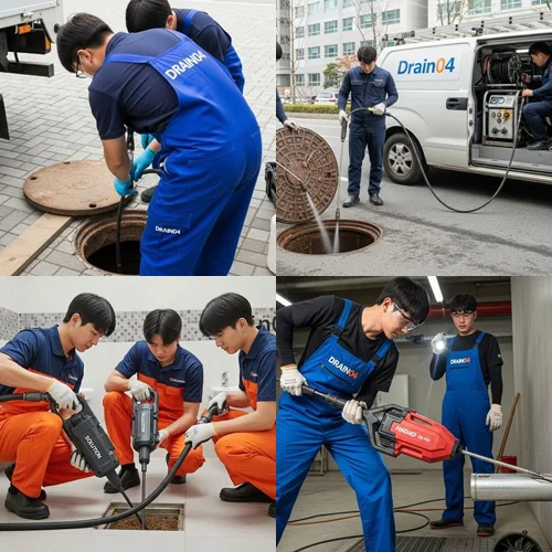 용현동 변기 막힘 수리, 인하대 후문 상가 화장실