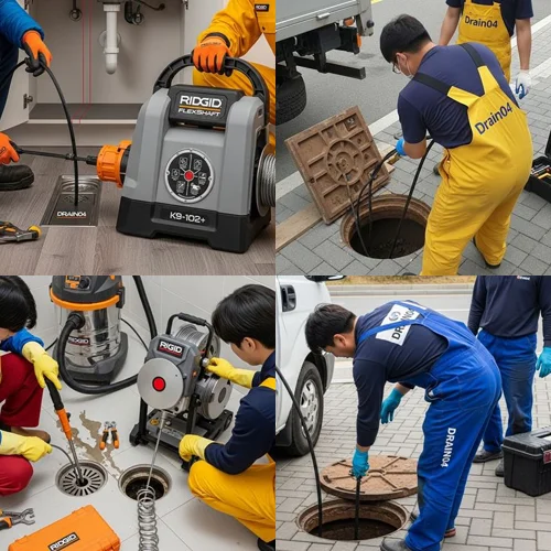 내동 하수구 막힘 업체, 신포시장 근처 빌라 역류