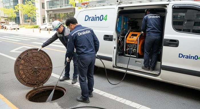 연수동 하수도 막힘 연수역상업지구