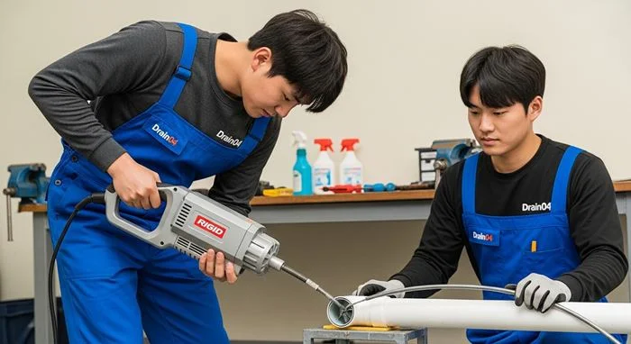 빌라 주방 역류, 유동 싱크대 막힘 배수구