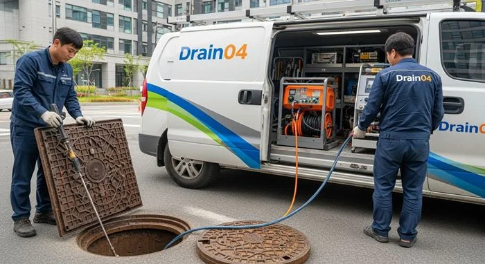 빌라 주방 역류, 유동 싱크대 막힘 배수구