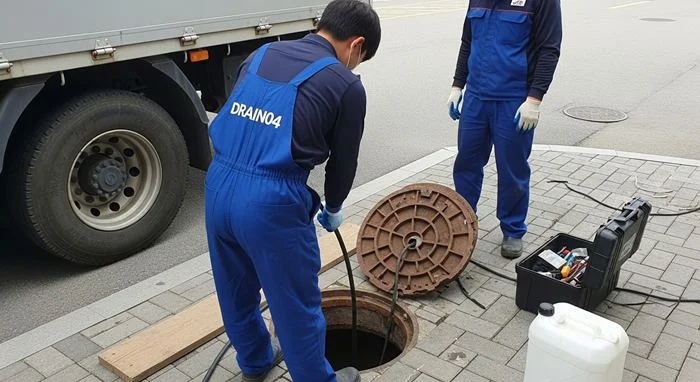 십정동 배수구 막힘  백운역인근