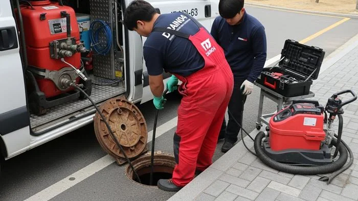 십정동 배수구 막힘  백운역인근