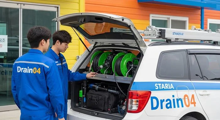 숭의동 배수구 막힘 제물포역 상가