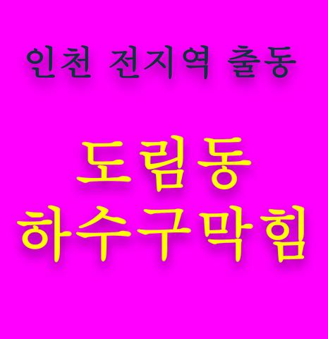 도림동 하수구막힘
