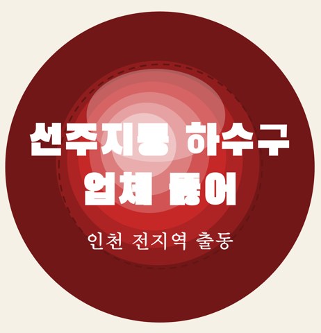 선주지동 하수구 업체 뚫어 5844