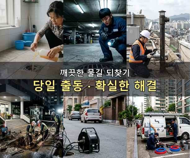 옥련동 변기막힘 내시경 관로 점검